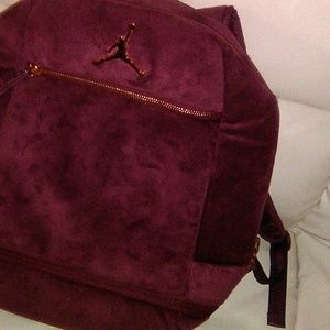 purple jordan backpack